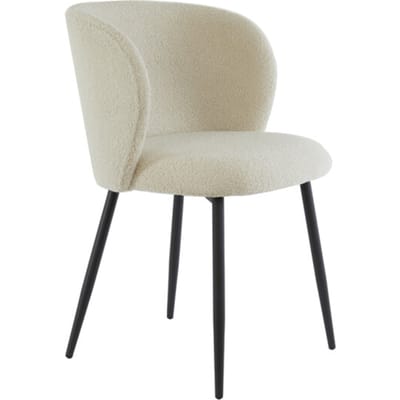 Light & Living Eetkamerstoel 'Elyna' Teddy, kleur Beige