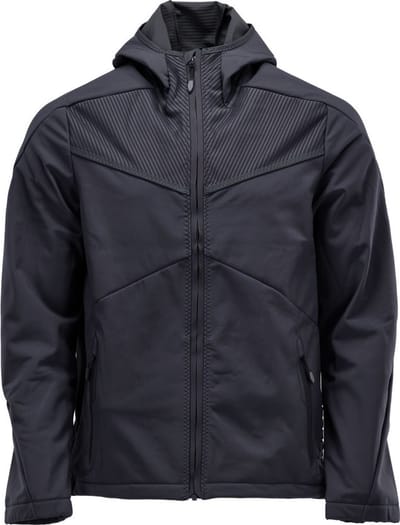 MASCOT Customized Softshell jas capuchon - 22102-649 - donkermarine - maat XXL