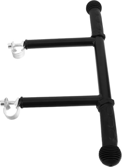 Buggy Handvat Verlengstuk - Kinderwagen Accessoire - Comfortabel Wandelen - Verstelbare Hoogte - 38 cm Lengte - Zwart