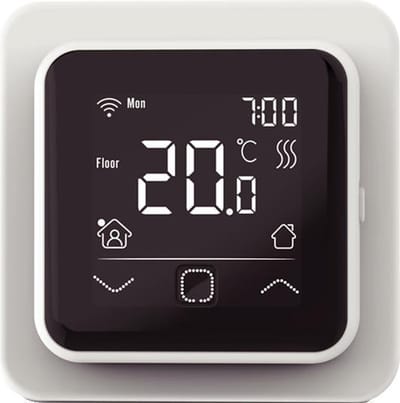 e-Heat C16 WiFi Klokthermostaat, RAL 9010 (Polar wit)