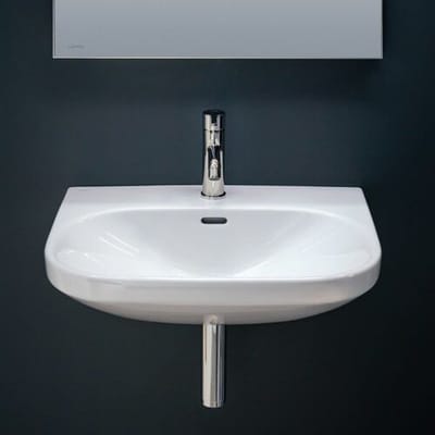 LAUFEN LUA washbasin 60 x 46 cm with tap hole, with overflow, not suitable for undermounting H8110830001041