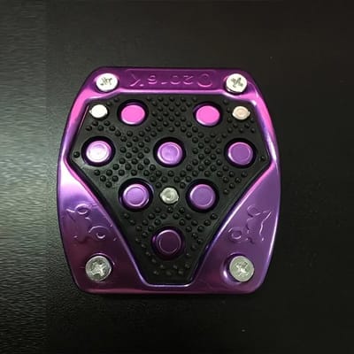 1 pièce Universary Moto Tout-Terrain Antidérapant Couvre-Pédale de Frein, Repose-Pied en Fer avec Surface Antidérapante, Repose-Pied de Moto Multicolore pour un Contrôle Amélioré violet