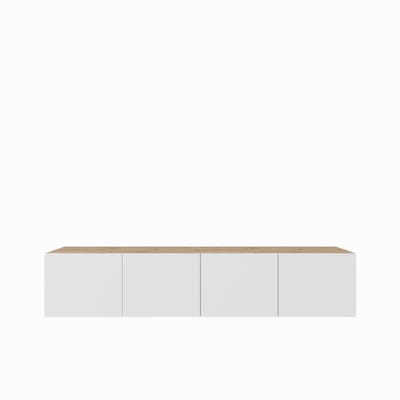 TV-kast Leo 200 (2x100) cm (artisan + wit)