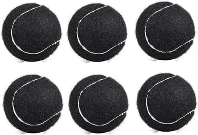 Tennis Ballen - Trainingsballen Oefenballen - Tennis Trainen - Slijtvast Elastisch - 66 mm - Zwart