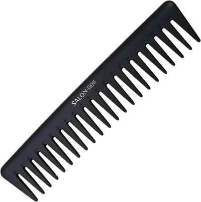 Koolstofkam - Antistatische kam - Dagelijkse styling - Onbreekbaar materiaal - 9x6x0.6 cm