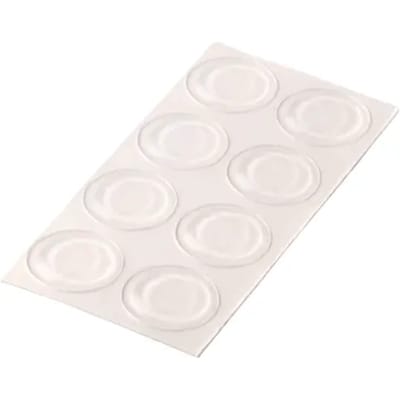 Fix-o-moll Antislip Meubelpad - Zelfklevend - Polyurethaan - 19x2mm - Rechthoekig - 8 Stuks