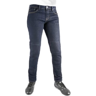 Slim fit moto jeans voor dames Oxford