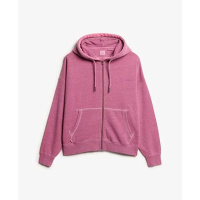 Geconfectioneerde hoodie met rits voor dames Superdry Logo Essential