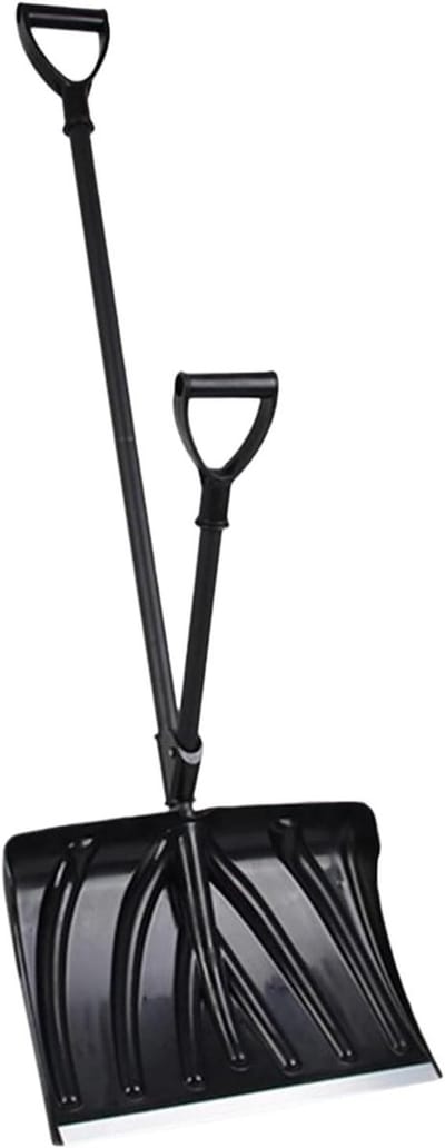 Duurzame Sneeuwschep - Ergonomische Schop - Sneeuw Ruimen - Verwijderbare Steungreep - 51 x 34 x 12 cm - Uniek