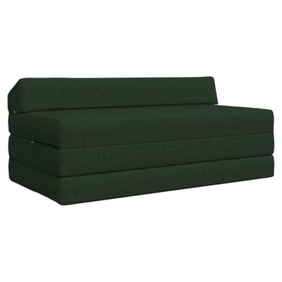 vidaXL - Vouwbare - Sofa - Bed - Donkergroen - 120 - x - 60 - x - 49 - cm - Stof