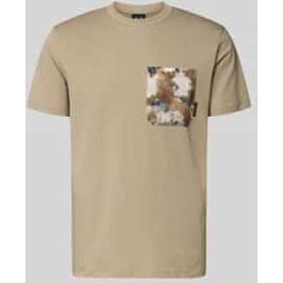 t-shirt met borstzak