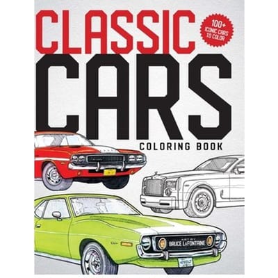 Classic Cars Coloring Book - Dover Planes Trains Automobiles Coloring - Bruce LaFontaine