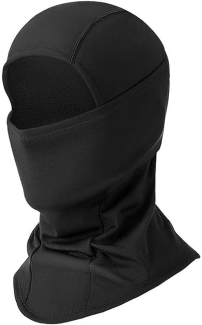 EXCITAT Balaclava muts - Warm gezichtsmasker - Winddicht en warm - Unisex - Geschikt voor wintersporten zoals fietsen, skiën en motorrijden - Zwart
