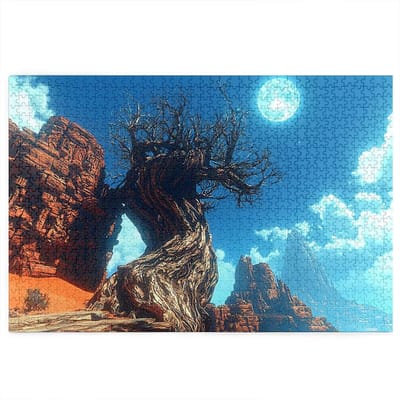Houten Puzzel - Legpuzzel Volwassenen - Ontspanning Thuis - Natuurlijk Materiaal - 4000 Stukjes - Meerkleurig