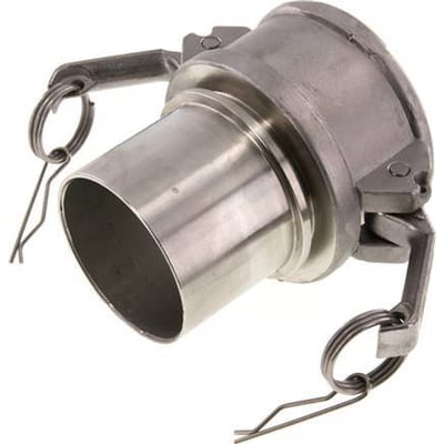 Camlock DN 75 (3'') Koppeling RVS met slangpilaar (75 mm) Type C EN 14420-7 (DIN 2828)
