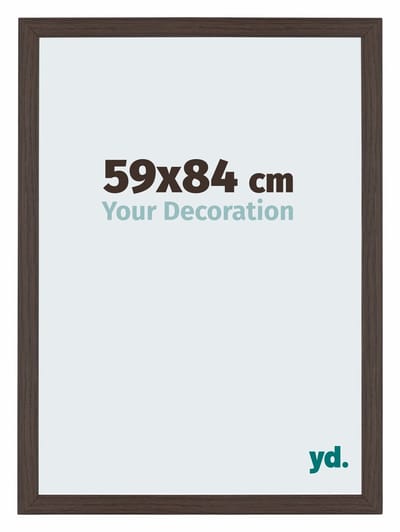 Your Decoration - Puzzellijst 59x84 cm - Eiken Donker - Puzzellijst 1500-2000 stukjes - MDF Fotolijst - Mura
