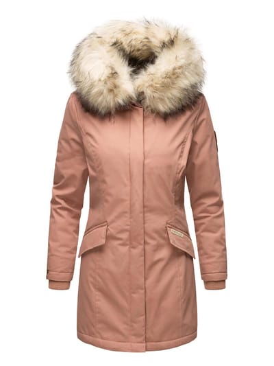 Navahoo Dames Winterparka Cristal – Premium Collectie met Afneembare Bontkraag