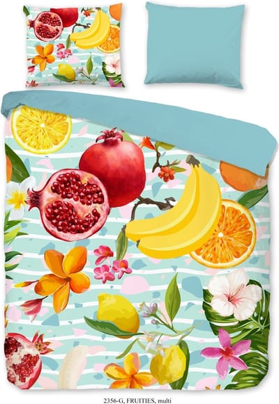 Katoenen Dekbedovertrek - 240x220cm - Tweepersoons - Lits Jumeaux - Inclusief Kussenslopen - 100% Zacht Katoen - Multicolor