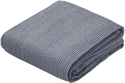 ProPlus Tenttapijt - 250 x 350cm - Tenttapijt Caravan - Gronddoek Tent - Voortenttapijt - Kampeertapijt - Geluiddempend - Aanpasbaar Formaat - Water- en Vuil Doorlatend - makkelij te Reinigen - Sterk materiaal - UV-Bestendigd - Blauw/wit