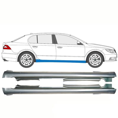 Volledige dorpel voor Skoda Superb 2008-2015 / Links + Rechts / Set