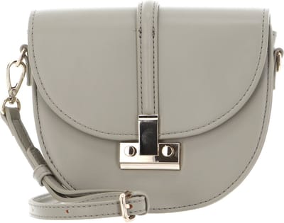 SEIDENFELT MANUFAKTUR Schoudertas Giora Saddle Bag Parchment Green / Gold Kaki