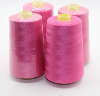 Polyester Overlockgaren – 4 Cones × 4500 m – Totaal 18.000 m – Fuchsia 164