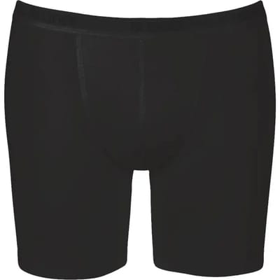 sloggi men Basic Heren Boxershort lange pijp - Zwart - Maat S