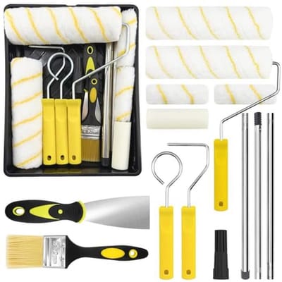 Complete Schilderrol Set met 12 Onderdelen voor Muren en Plafonds