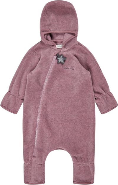 Baby Fleece Overall - Babypakje Kinderoverall - Warm Houden - Met Sterntaler Borduring - 1 Pack - Roze