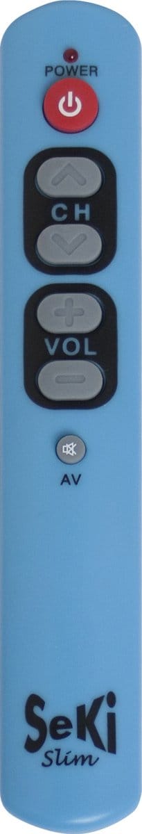 Universele afstandsbediening- Seki Slim- Werkt alleen op infrarood-Licht Blauw