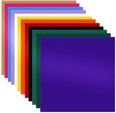 Kleurrijke acrylaatplaten voor lasergraveren en snijden, ideaal voor borden, ambachten en DIY-projecten (12 kleuren)