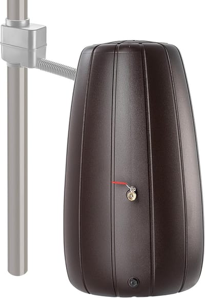 Regenton - Wateropslag Tank - Tuin Besproeien - Inclusief Kraan - 200 Liter - Mokka