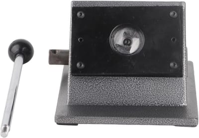 Cirkelpons Snijmachine - Papierpons Cirkelsnijder - Ambachtelijke Projecten - Roestvrijstalen Constructie - 25mm - Zilver
