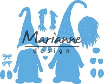 Marianne Design Creatables snij en embosstencil - Tomte Kabouter