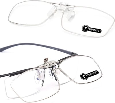 Clip-on Leesbril met Opklapfunctie - HD Lenzen voor Mannen en Vrouwen (1.5X)
