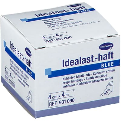 Hartmann Idealast-haft Blauw 4cm x 4m 931098 1 Verband