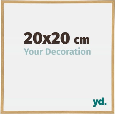 Your Decoration - Fotolijst 20x20 cm - Kunststof - Beuken Licht - Annecy