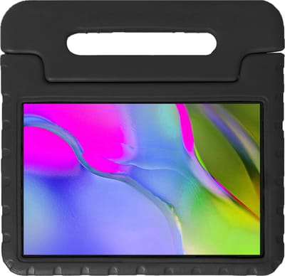 Hoesje - Geschikt voor Samsung Galaxy Tab A 10.1 (2019) - Kinderhoes Shockproof Bumper - Kidsproof Case - Tablet Hoes - Kinder Hoes Cover - Zwart