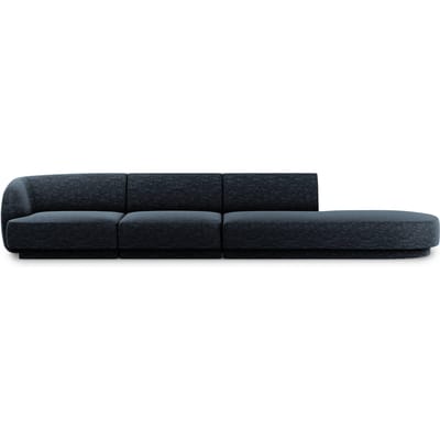4-zitsbank Miley rechts-open chenille | Micadoni Limited Edition