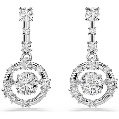 Swarovski Constella Dames Oorbellen Metaal - Zilver