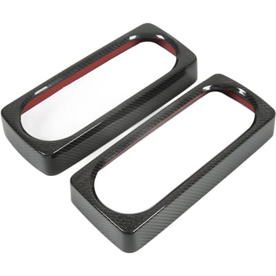 Phares Arrières en Fibre de Carbone Garnitures Décoration Lampe Arrière Remplacement pour Mercedes‑Benz Classe G W463 G63 2013‑2017 black