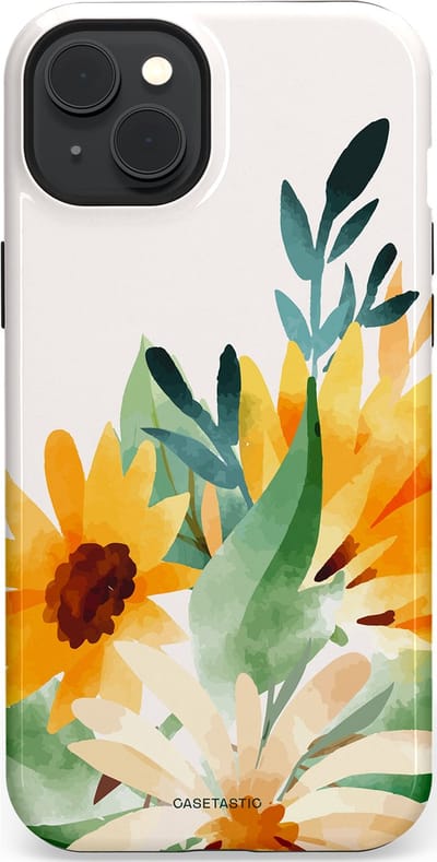 Casetastic Hoesje Geschikt voor Apple iPhone 15 Plus Magsafe - Stijlvolle Beschermende Duo-layer Case - Zomergloed