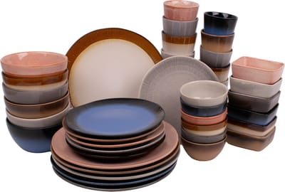 Kade 171 Earth serviesset 42-delig 6 personen - aardewerk meerkleurig