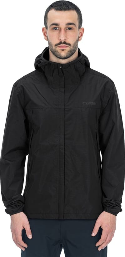 CUBE ATX RAIN JACKET CMPT BLACK S