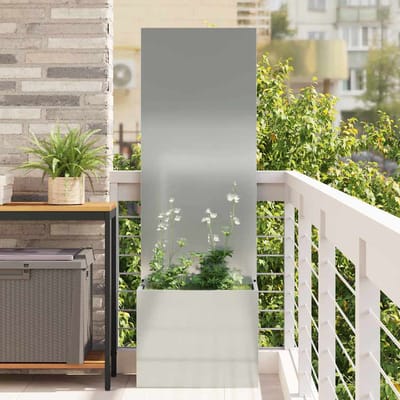 vidaXL - Tuin - Privacy - Scherm - Fretwerk - Zilver - 50 - x - 32 - x - 150 - cm