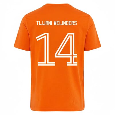Oranje WK-EK T-shirt - Tijani Weijnders XS