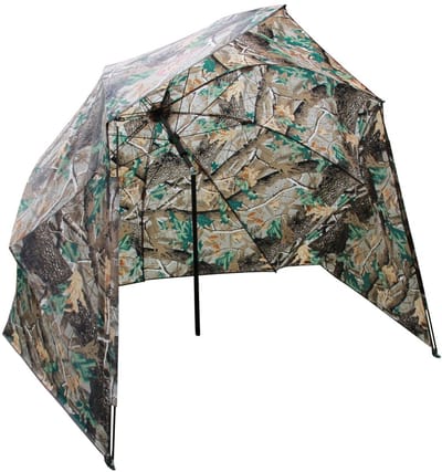 Ultimate 50'' Storm Brolly Camo (Inc. haringen & tension poles) - Brolly