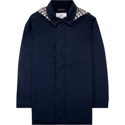 Aquascutum Active Opvouwbare Trenchcoat In Marineblauw