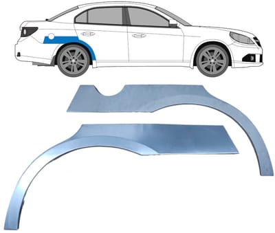 Reparatiepaneel achterspatbord voor Chevrolet Epica 2005-2010 / Links + Rechts