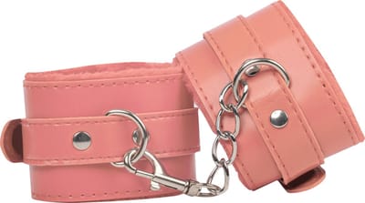TieMeUp - Boeien imitatieleder - Zachte bontvoering - Roze